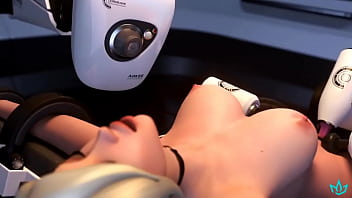 Hentai 3D uncensored Mercy fucked by dominant AI and made many orgasm&#039_s