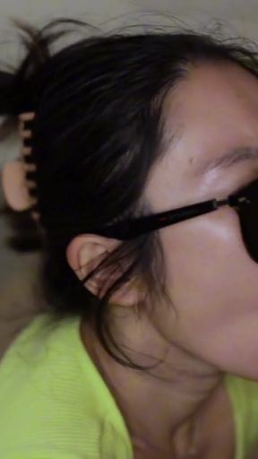 Thrilling moment from "Real Amateur Asian POV Blowjob with Facial Cumshot in Mouth - meimeiXXX - 4K ASMR Headphones - WMAF"