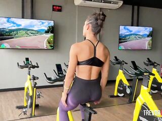 Latin chick's Steamy Gym Workout Ends With Her Booty Getting Pounded!