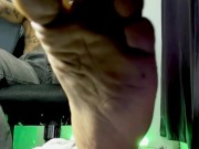 smell your master's stinky foot / stick your nose and enjoy my foot