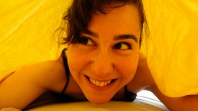 She had an idea when she caught him fucking a plastic ass