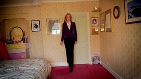 Long Boots and Big Boobs Tease