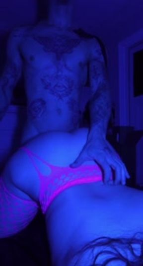 She asked for extra stuffing at thanksgivings while in fishnets 😈 come find the rest in our OF 😏