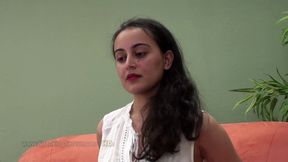 Brunette Yasmeena otk spanking