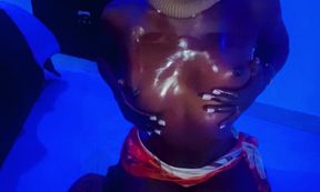 Hot Slim Thick African Ebony Goddess POV Oily Small Tits Massage Slow Motion