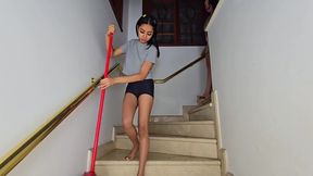 Lesbian Pee Swallow Top Girls and Sealed Mouth Pissing Super Skinny Girl