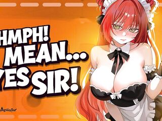 Tomboy Coworker Is Your HAWT Free-Use Maid - Throatfucking ASMR - Audio Anime - Anal Impure Talk