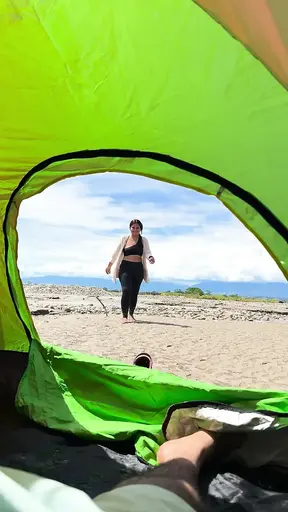 I took my stepsister to the beach and fucked her outdoors where everyone can see us