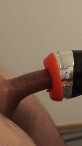 Edging Machine Milks Cock Slowly to Cum