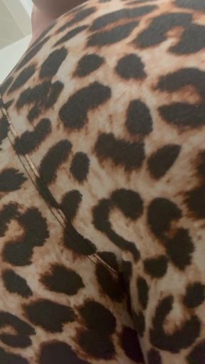 Leopard print lingerie