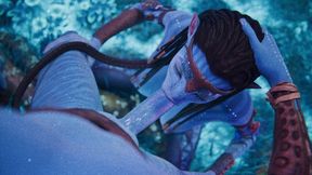 Neytiri & Jake Blowjob - Avatar Porn Animation