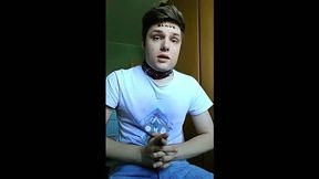 Anal Chastity: Ass-to-Mouth BDSM with a Twink Amateur