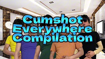 Hot asian cock closeup cumshot everywhere compilation