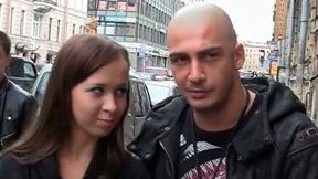 Sex-starved brunette shows her private parts