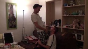 Innocent twink fucked by badboy for casting