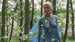 Deniska Engages in Hardcore Outdoor Action with Masked Men for a Wild Threesome Encounter