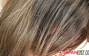 Japan lust gold, flawless japanese teen with pov shaved pussy creampie