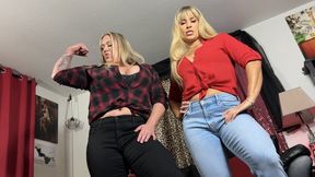 Giantess’s Nadia and Sydney Will Crush You!