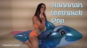 Hannnah toothpick Pop Vintage Blue dolphin