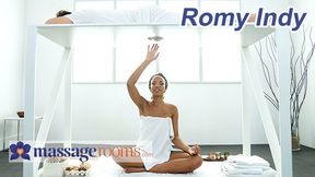 Michael Fly and Romy Indy's cumshot sex by Massage Rooms