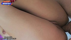 Hot surprise from girlfriend: she dances, sucks, fucks, screams, cums and