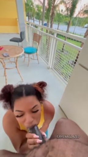 I wanted to throat him on the balcony