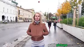 Hot - Hot Euro blonde gets picked up on the street