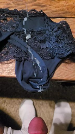 Wank in friends wifes panties.
