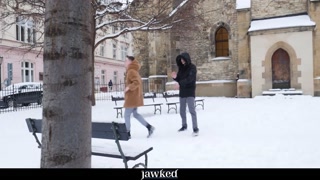 Jawked - Jock Alan Davis Bareback Fucks Colombian Twink Nick Danner