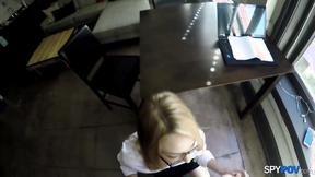 ”Internship casting with internal cumshot”