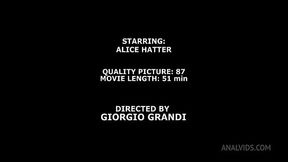 DAP and Fist with Squirt, Alice Hatter, 3on1, BBC, Anal Fisting, DAP, Wrecked Ass, ButtRose, Squirt Drink, Swallow GL532