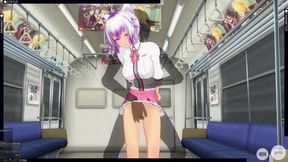 3D Hentai Subway Girl Let Her Butt Be Inserted