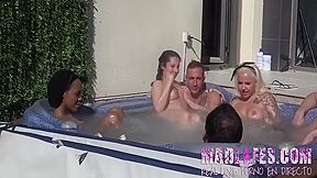 The 2nd How Starts Out With A Bang: A Hot Tub Orgy! 33 Min