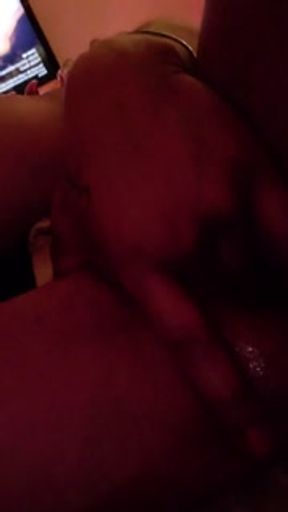 Reverse creampie finger fuck...inner wall massage