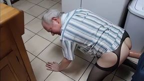 Crossdresser Erachi Takes Big Cock Doggy Style