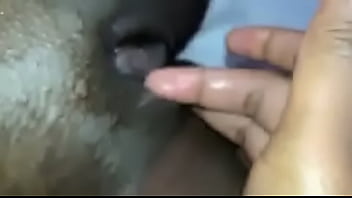 Myalove playing with her wet ebony pussy