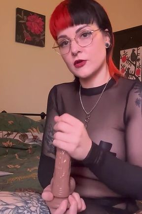 Cum-eating JOI: Stroke, Beg, Swallow for Mommy Ruby