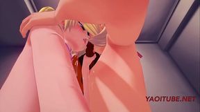 Yaoi 3D - Two Trap Femboys lick a dick and cum on their faces Threesome gay - Japanese manga anime porn gay