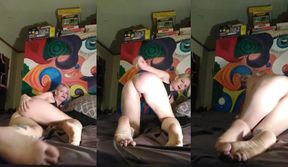 Self Spank Soles Latina Femdom Bare Bottom Pounding