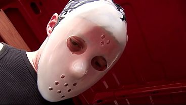 Sarah Rose Takes Outdoor Anal Threesome from Two Masked Men
