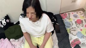 My step-cousin sucks me off when we're alone