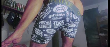 Gray Boxer and White Socks (video 1)