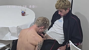 The camera caught two guys fucking and filming it. Part 1