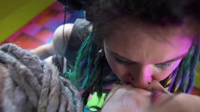 Bound by Lust: Anuskatzz Surrenders to Illuz�s Sinful Strap-On