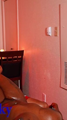 Oneway Gives a Masterful Sensual Massage on a Dark Skinned Beauty