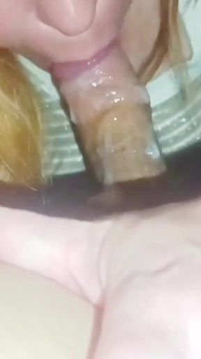 Memorable moment from "Swallowing cum"