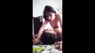 Adorable Indian Mal Banging OutDoor