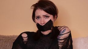 duck tape and gag ball masturbation