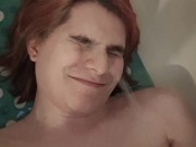Jessica Wildwood piss's on her whore Face.Tgirl 2019!!!