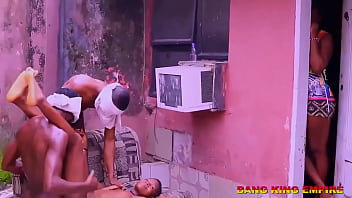 Modern Day Fucked - FOURSome Hardcore With NAUGHTY COLLEGE BABES In A Local Ghetto